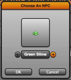 The NPC Selector Dialog