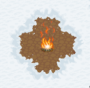 A Campfire Warming its Surroundings